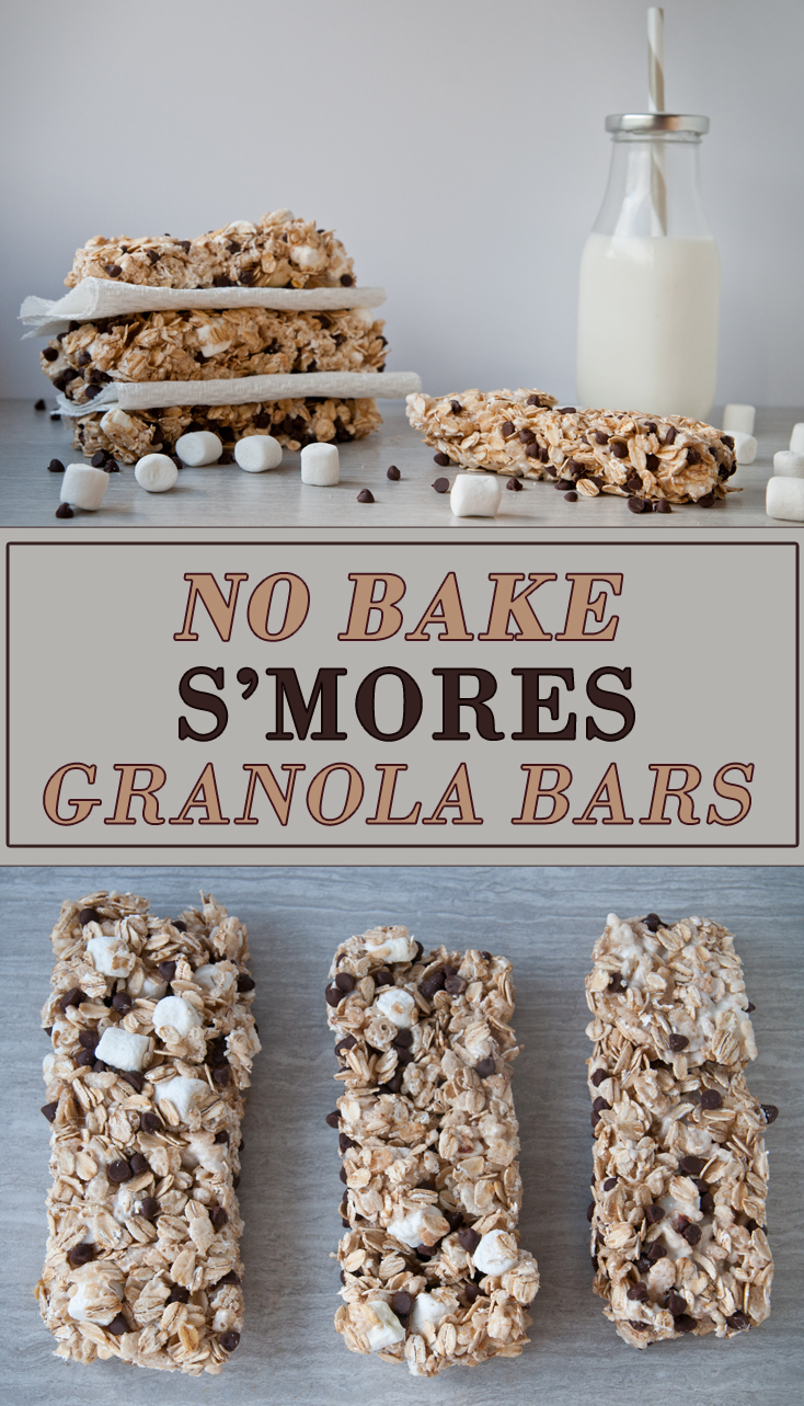 No Bake S'mores Granola Bars