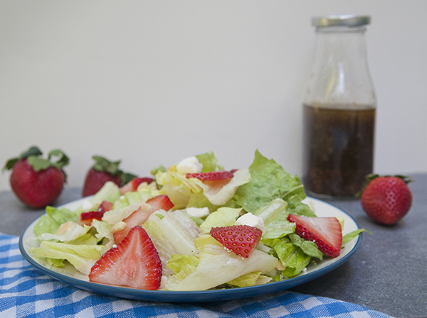 Summer Strawberry Salad with Toasted Almonds