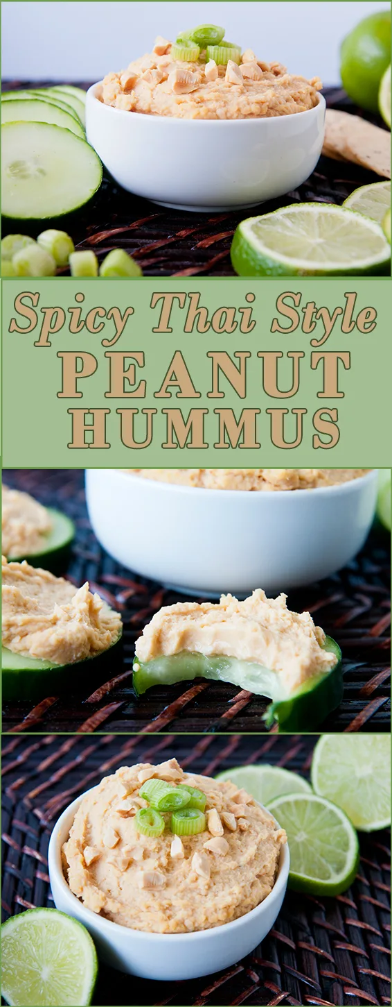 Spicy Thai Style Peanut Hummus