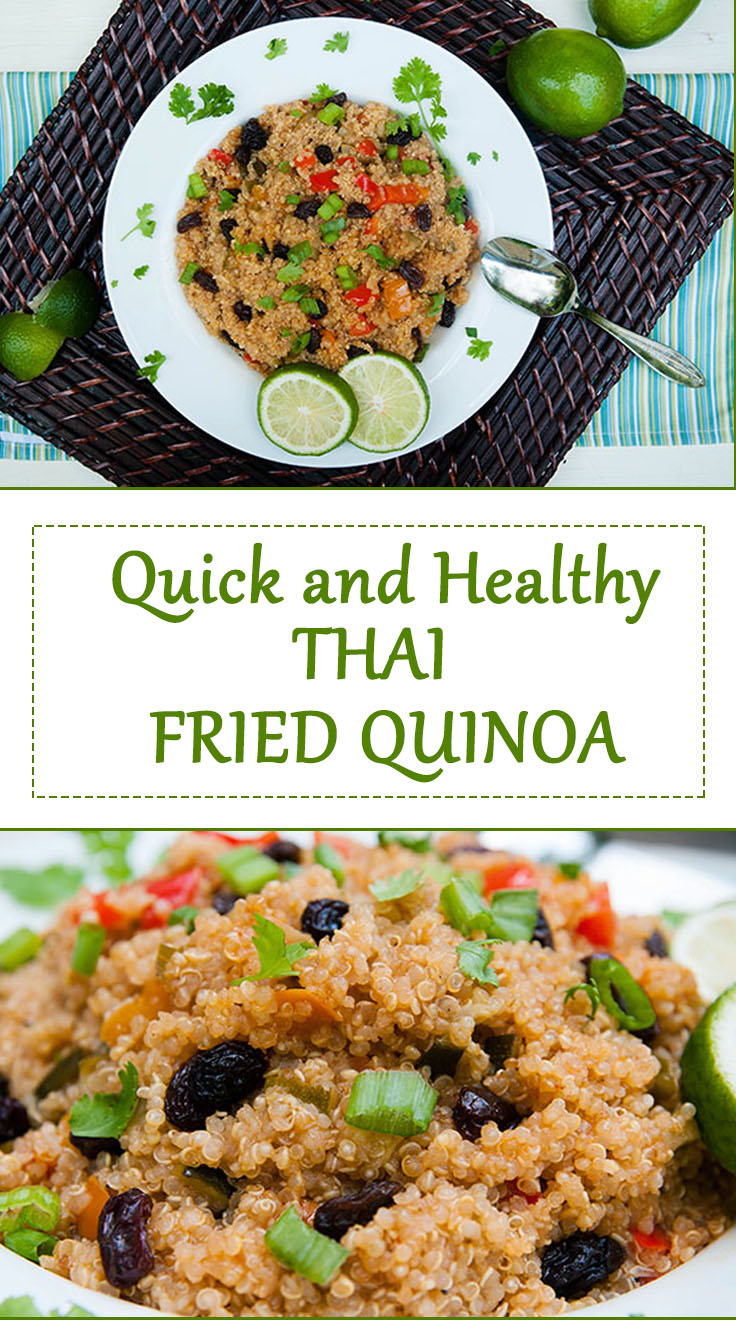 Quick and Healthy Thai Fried Quinoa