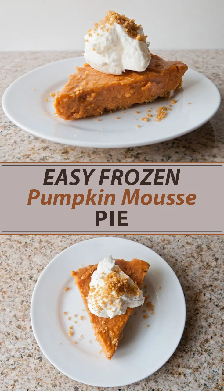 Easy Frozen Pumpkin Mousse Pie