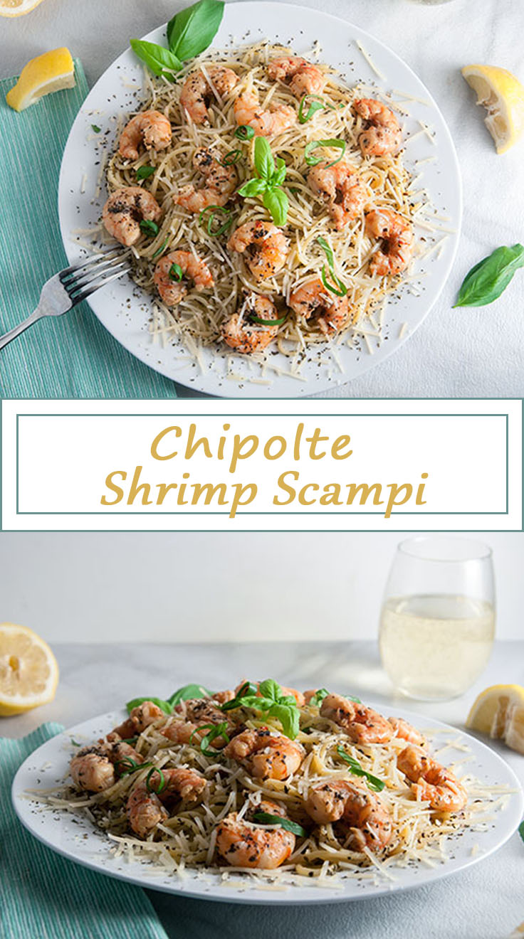 Spicy Chipolte Shrimp Scampi