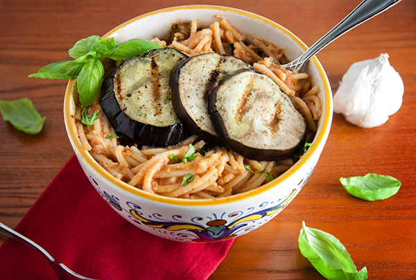 Easy Grilled Eggplant Rollatini Pasta