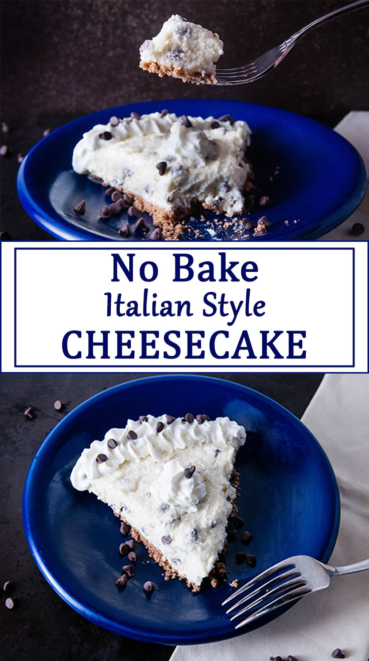 No Bake Italian Style Cheesecake