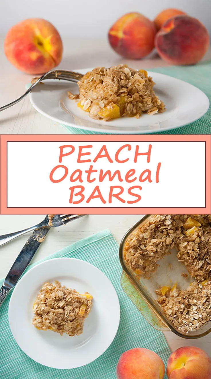 Peach Oatmeal Bars