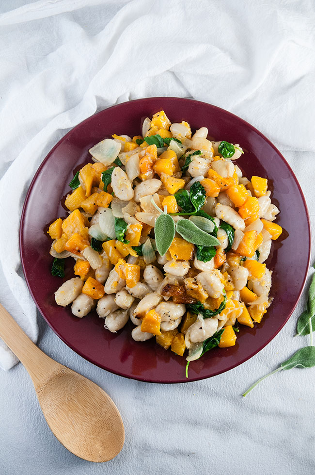 Brown Butter Gnocchi with Butternut Squash and Kale