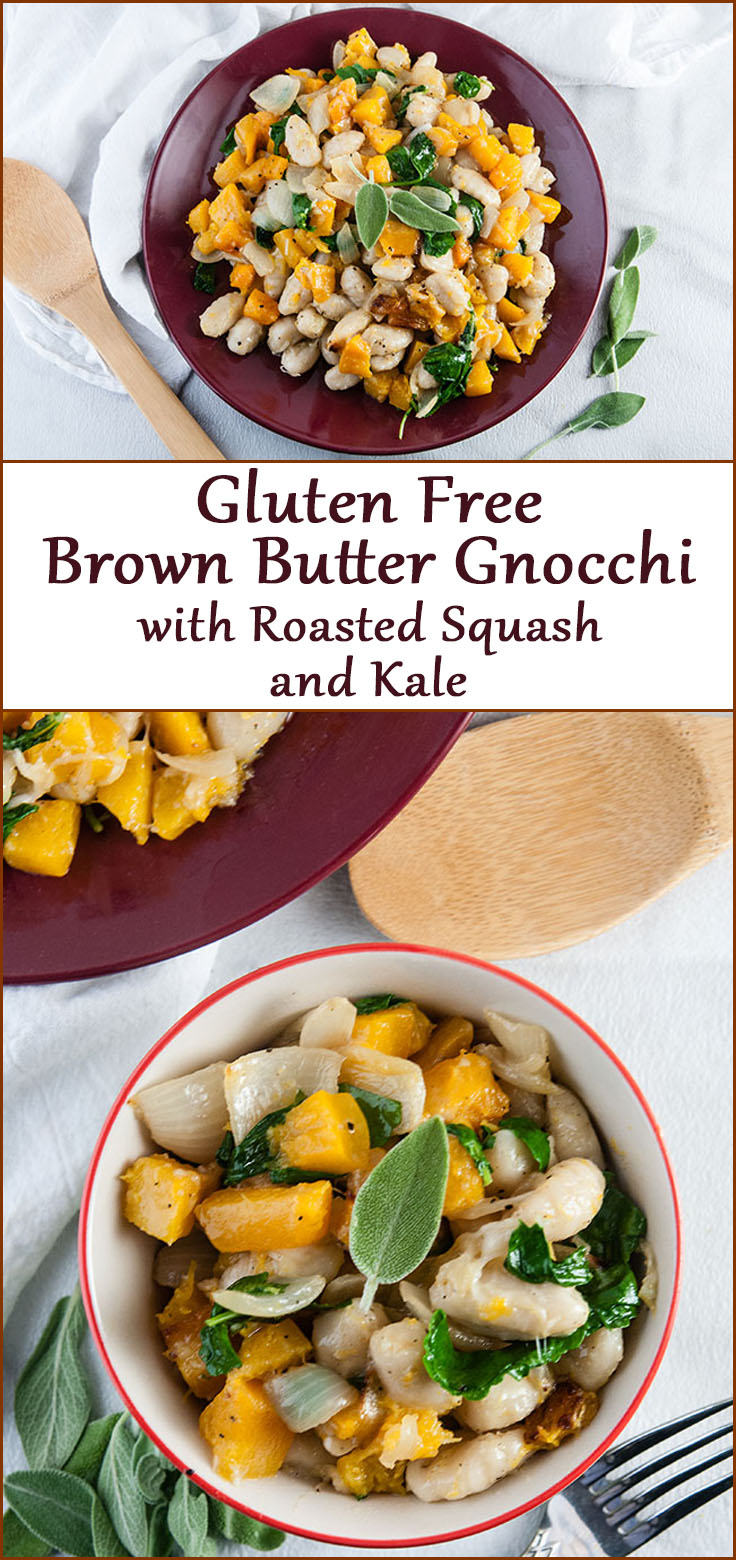 Gluten Free Brown Butter Gnocchi with Butternut Squash and Kale