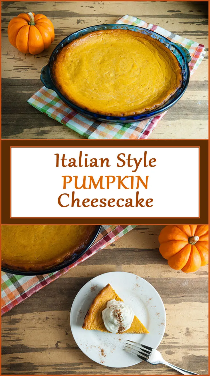 Italian Style Pumpkin Cheesecake