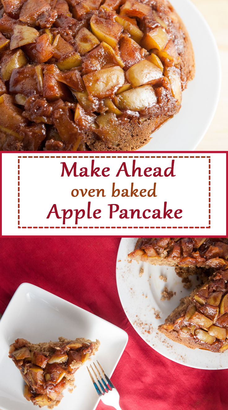 Make Ahead Oven Baked Apple Pancake