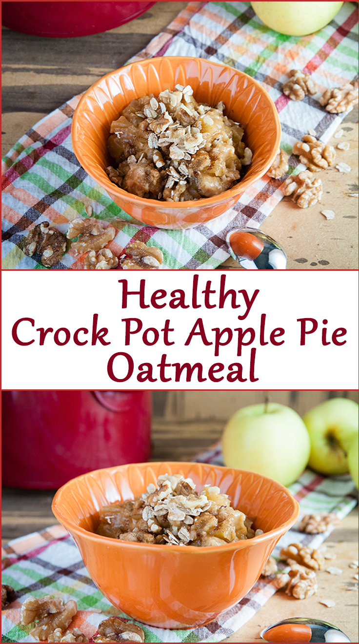 Healthy Apple Pie Oatmeal