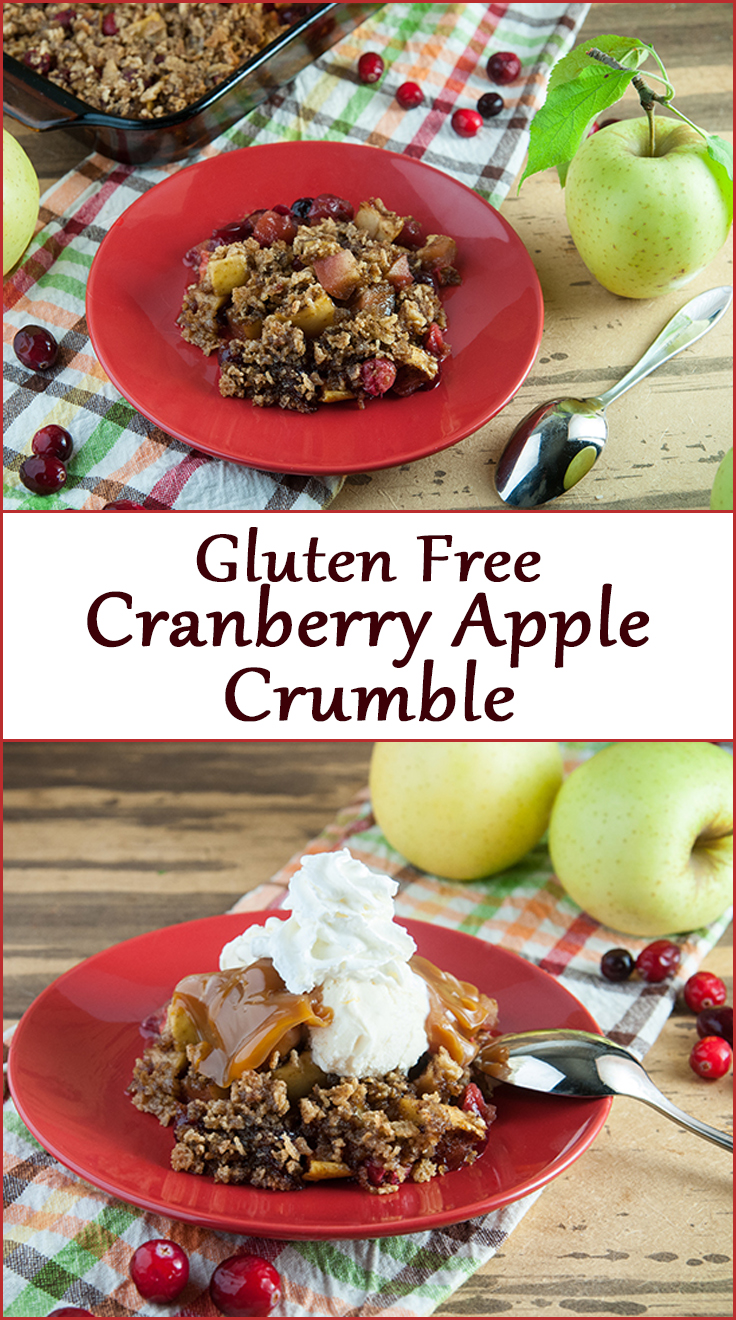 Gluten Free Cranberry Apple Crumble for Thanksgiving