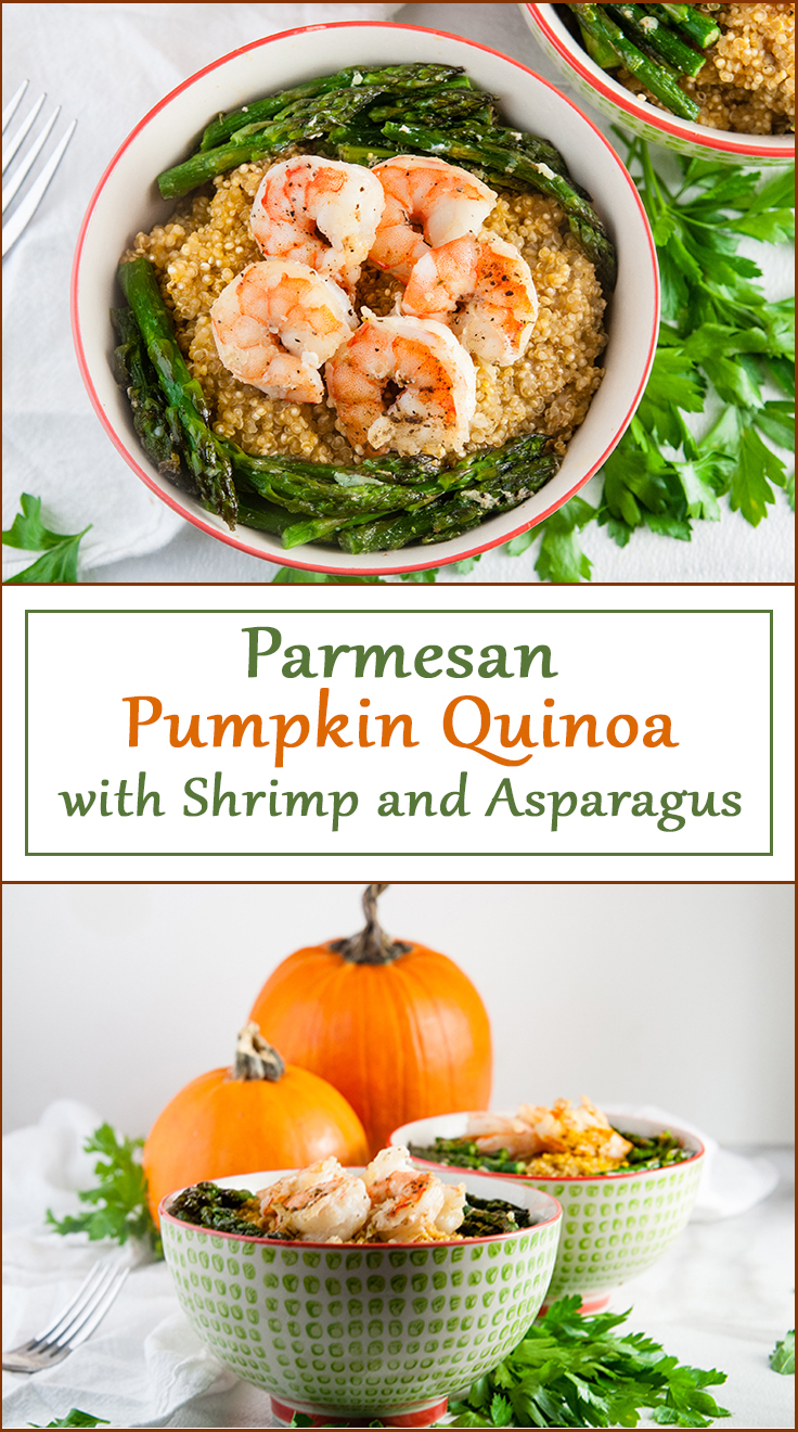 Parmesan Pumpkin Quinoa from www.SeasonedSprinkles.com