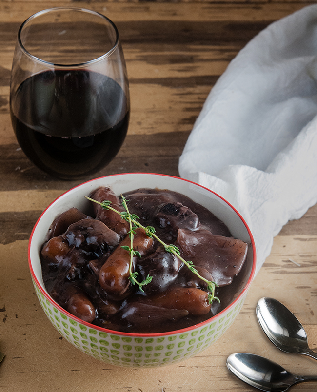 Crock Pot Beef Burgundy- a Rich and Delicious Slow Cooker Beef Stew