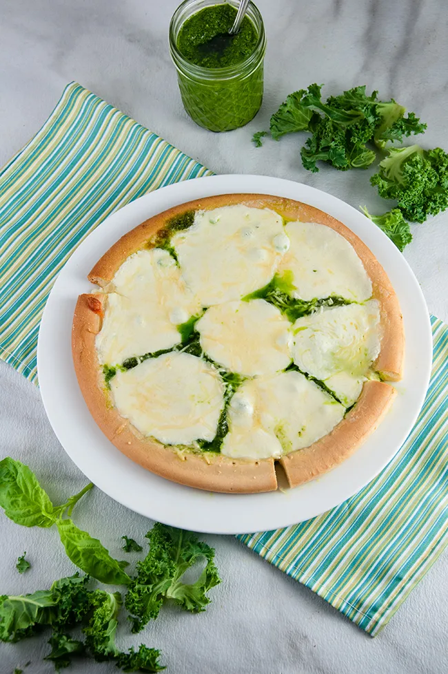 Kale Pesto Pizza