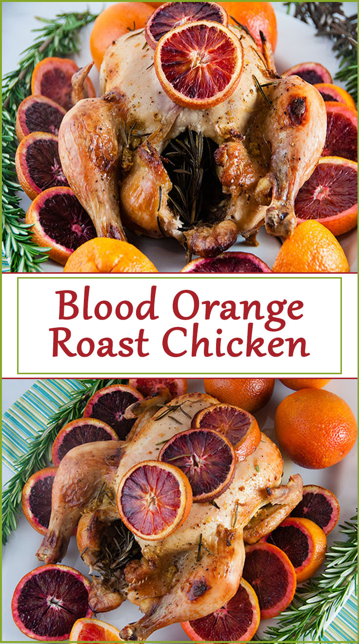 Blood Orange Roast Chicken from www.SeasonedSprinkles.com
