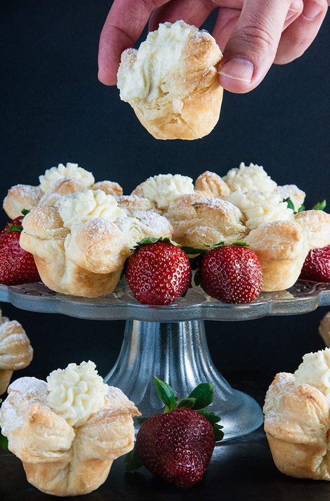 Puff Pastry Cheesecake Cups
