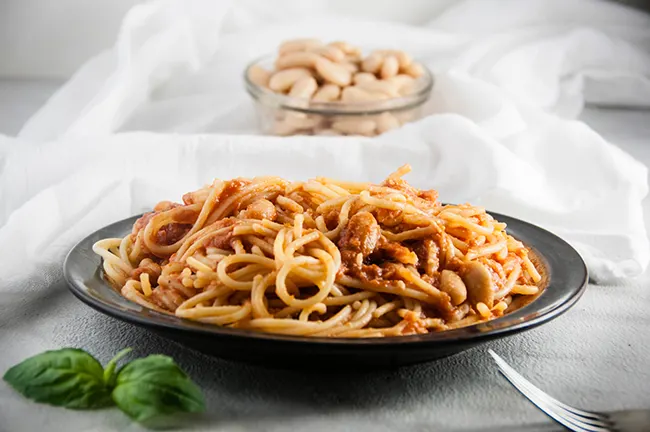 Pasta with White Beans