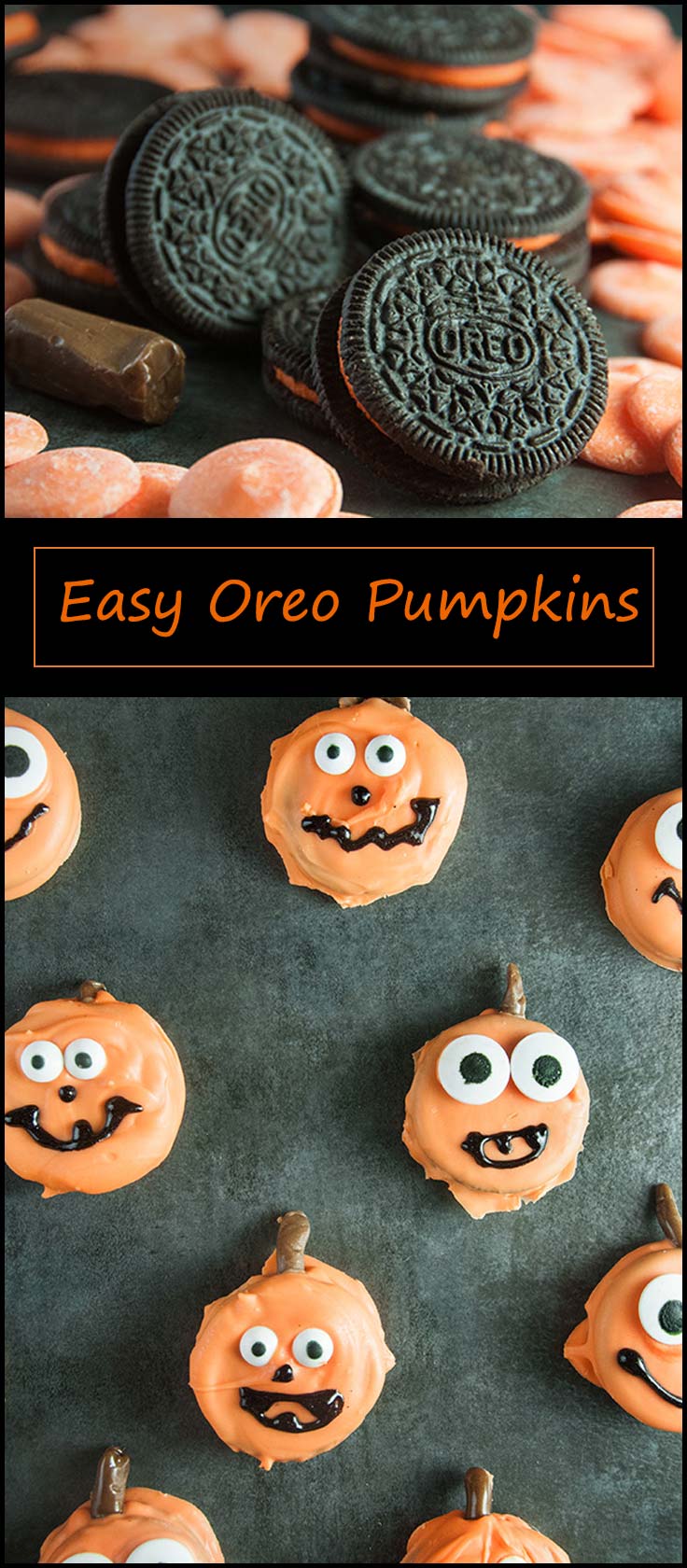 Easy Pumpkin Oreos from www.seasonedsprinkles.com