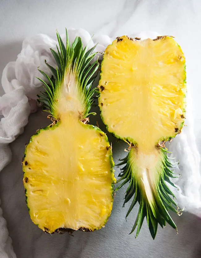 Pineapple halves