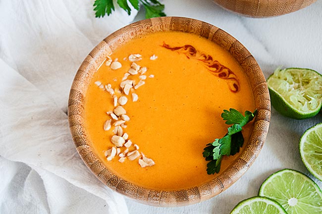 Easy Thai Sweet Potato Soup