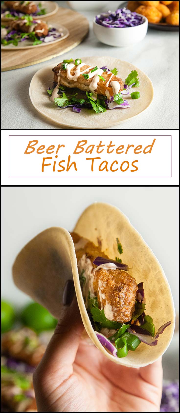 Perfect for busy weeknight dinners Quick and Easy Beer Battered Fish Tacos with Chipotle Lime Crema from www.seasonedsprinkles.com