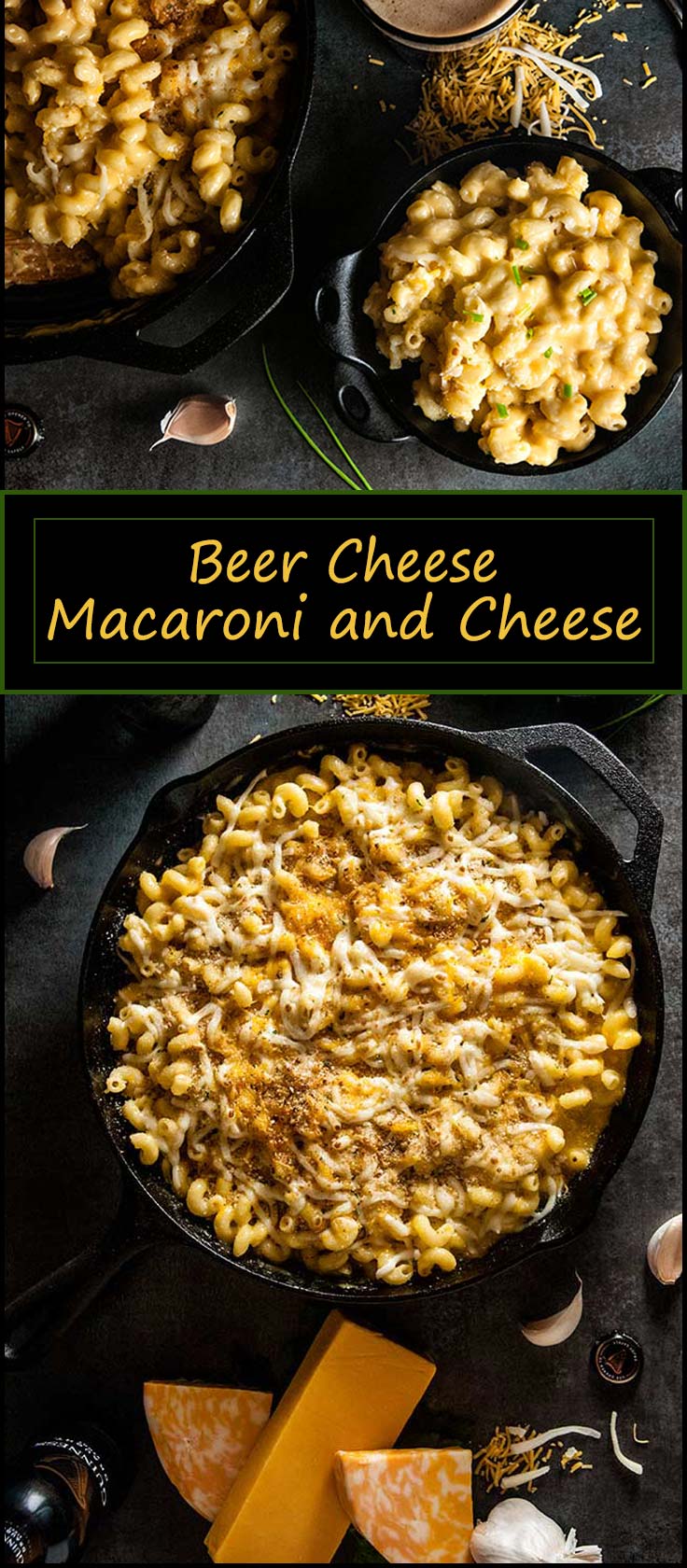 This Beer Cheese Macaroni and Cheese with Guinness beer cheese recipe makes a quick comforting dinner for St. Patrick's Day from www.seasonedsprinkles.com