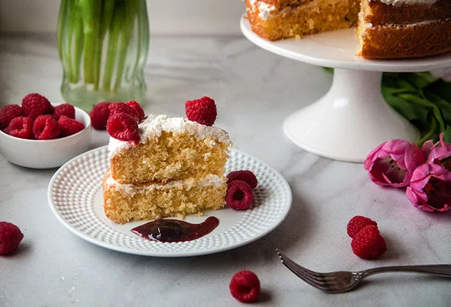 The ultimate cake mix hacks: honey vanilla cake with honey buttercream