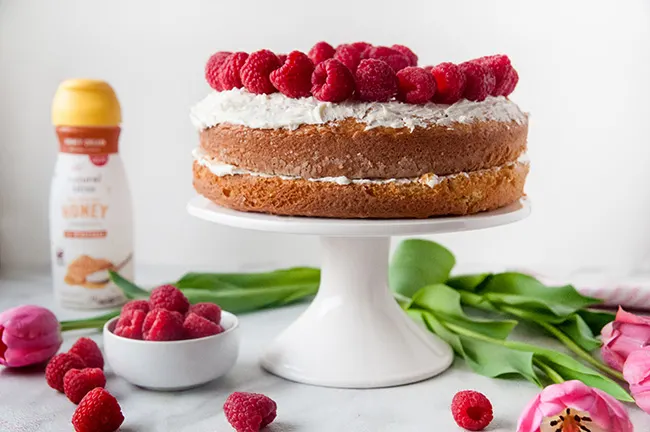 The ultimate in cake mix hacks: honey vanilla cake with homemade honey buttercream
