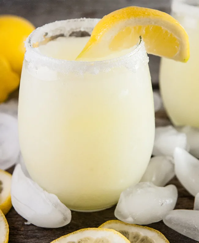 Boozy Lemonade Slushies