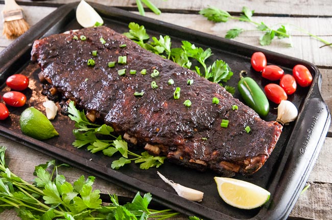 Slow Roasted Beer Barbecue Ribs