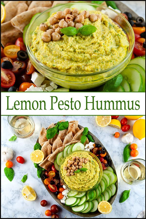 Lemon Pesto Hummus Seasoned Sprinkles
