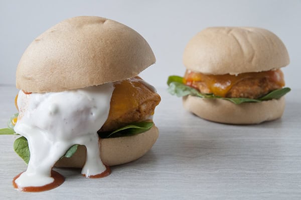 Buffalo Chicken Burgers