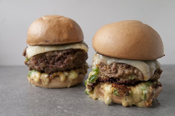 Jalapeno Popper Stuffed Burgers