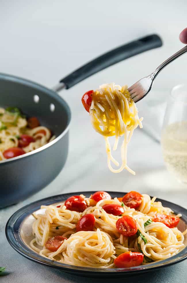 Quick and Easy Bruschetta Pasta