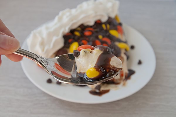 No Bake Loaded Peanut Butter Pie