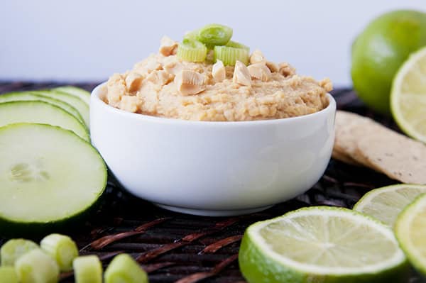 Spicy Thai Style Peanut Hummus