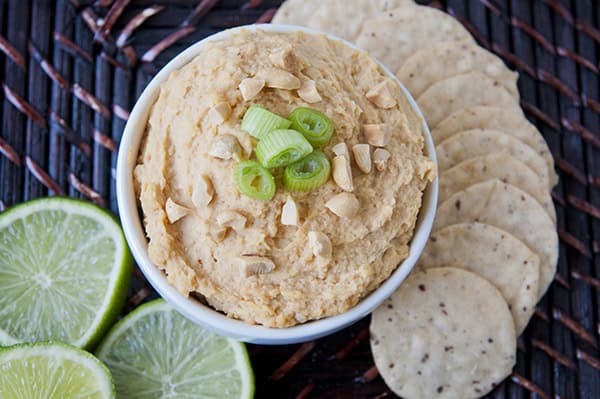 Spicy Thai Style Peanut Hummus