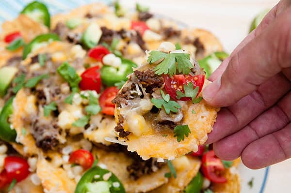Barbecue Beef Nachos