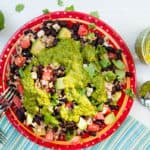 Black Bean Salad with Chimichurri Sauce