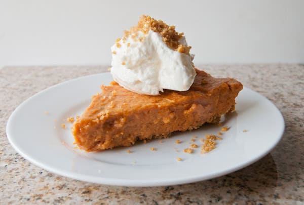 Frozen Pumpkin Mousse Pie
