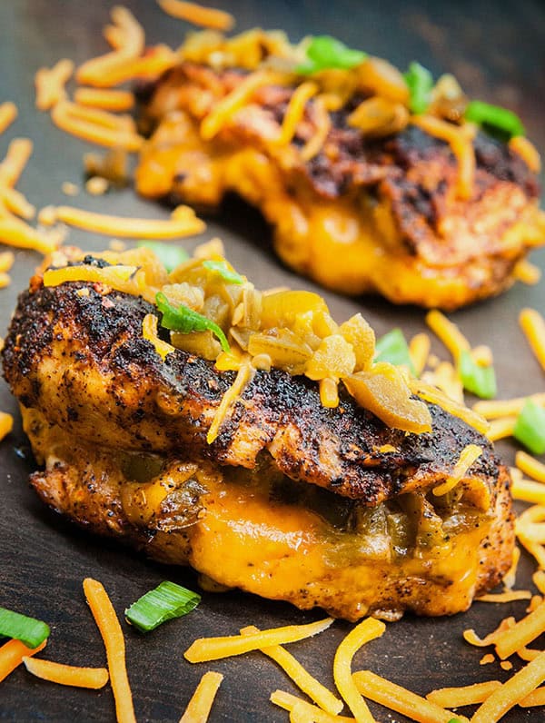 Southwest Jalapeno Cheddar Stuffed Chicken