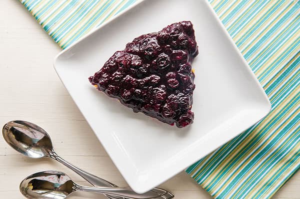 Stove Top No Bake Blueberry Pie