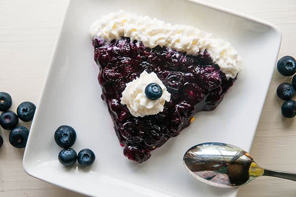 Stove Top No Bake Blueberry Pie