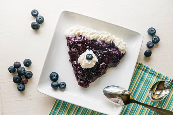Stove Top No Bake Blueberry Pie