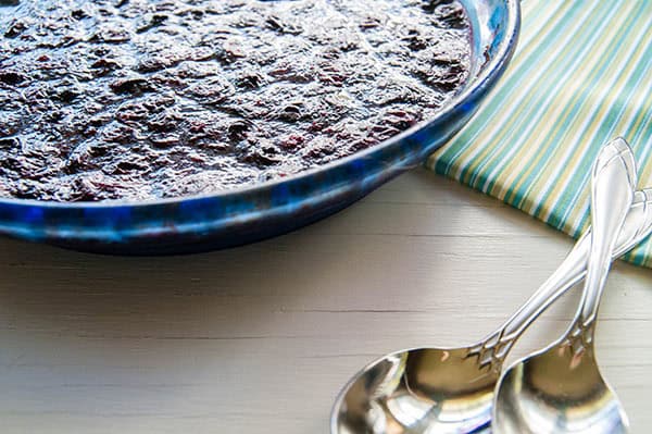 Stove Top No Bake Blueberry Pie
