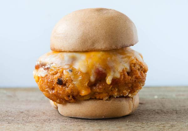 Stuffed Buffalo Chicken Burgers