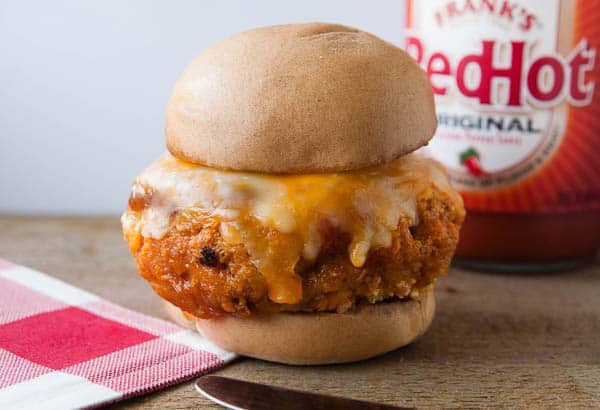 Stuffed Buffalo Chicken Burgers