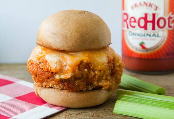 Stuffed Buffalo Chicken Burgers