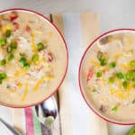 Cheesy Vegetarian Corn Chowder