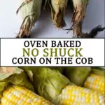 Oven Baked Corn on the Cob